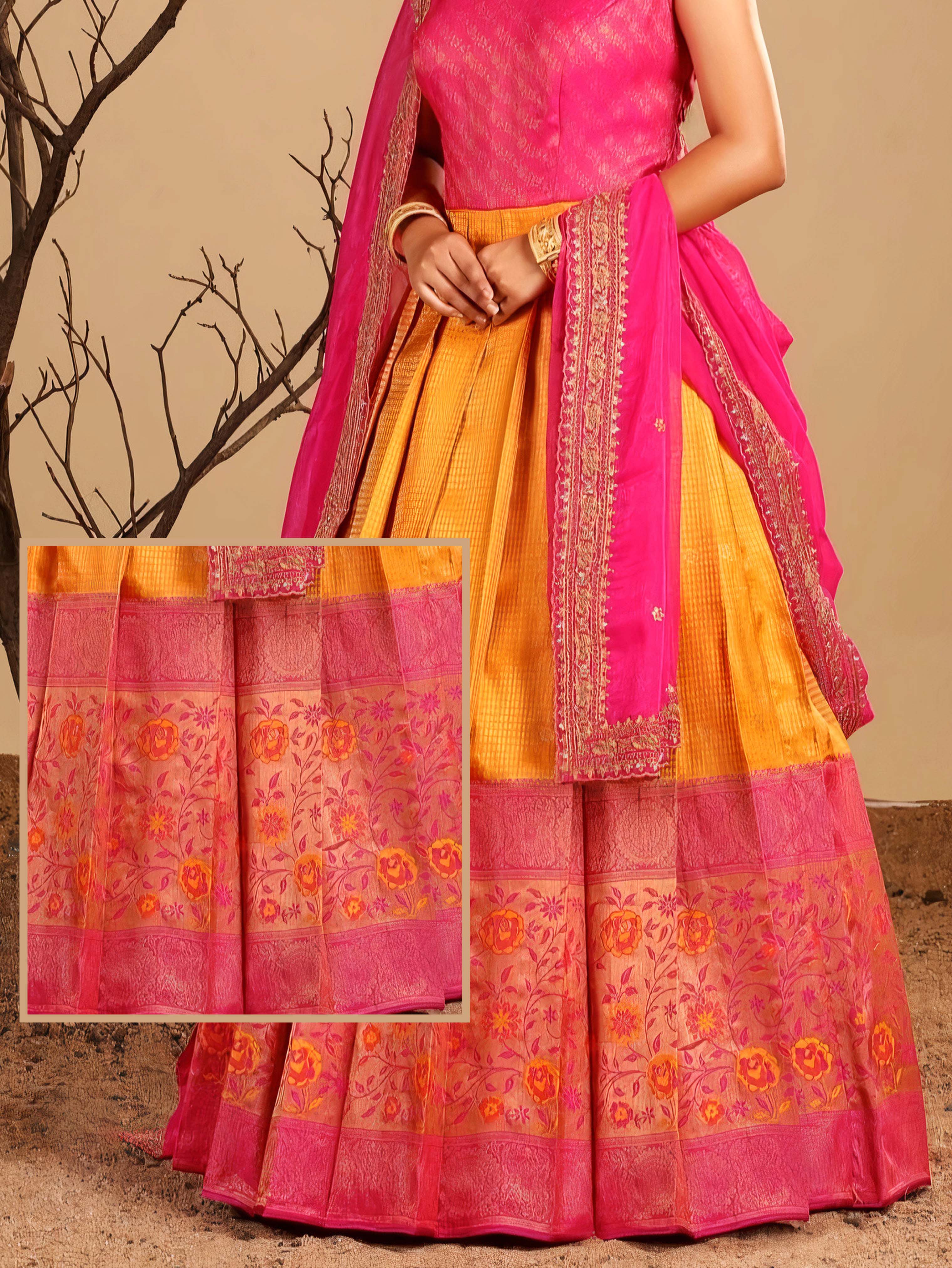 7 ways to wear Banarasi silk dupatta - Drape your fashion! | Fashionmate |  Latest Fashion Trends in India