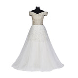 Evergreen White Gown