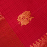 Pink Kanjeevaram Silk Saree with Gold Zari