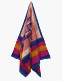 Tussar silk with multi color printed Dupatta