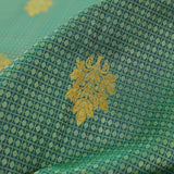 Blue with green shot kanchipuram silk saree