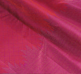 Traditional look with this pink color saree surfaced with zari butta's kanchipuram silk saree